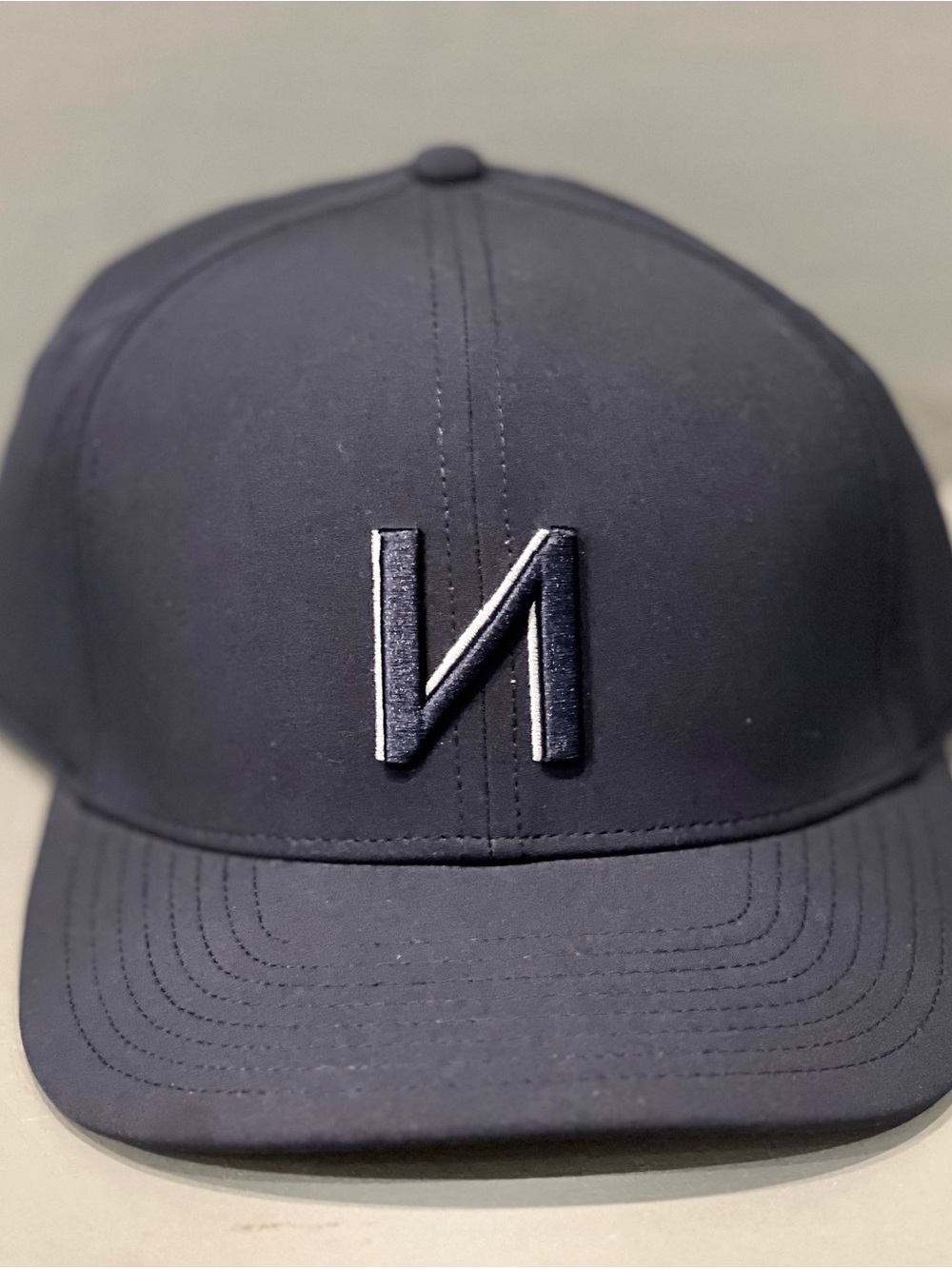 Boen "N" Golf Hat w/adjustable Strap Navy Blue